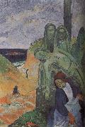 Paul Gauguin Green Christ oil painting